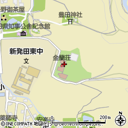 新発田市　高齢者レクリエーション・センター周辺の地図