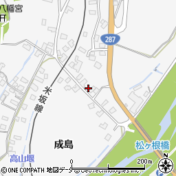 山形県米沢市広幡町成島1130周辺の地図