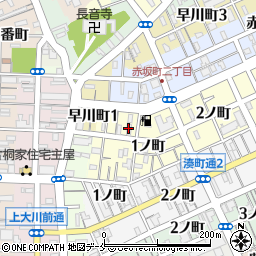 長谷川進学教室周辺の地図
