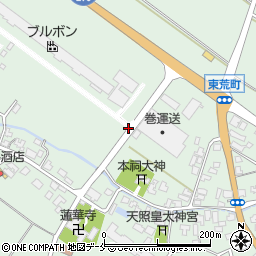 新潟県新発田市荒町周辺の地図