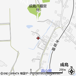 山形県米沢市広幡町成島1030周辺の地図
