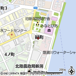 日本たばこ産業緑町アパート周辺の地図