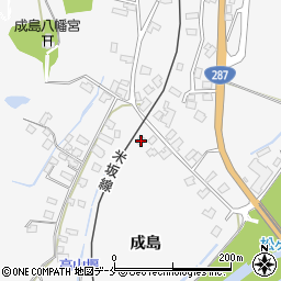 山形県米沢市広幡町成島1016周辺の地図