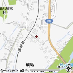 山形県米沢市広幡町成島1102周辺の地図