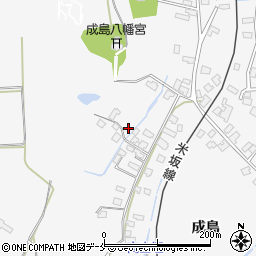 山形県米沢市広幡町成島1028-2周辺の地図