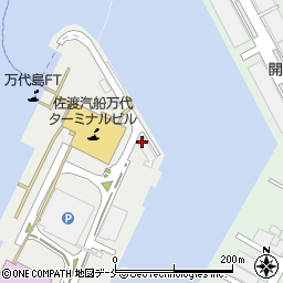佐渡汽船観光株式会社　総務周辺の地図