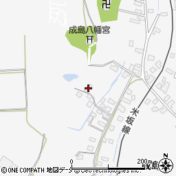 山形県米沢市広幡町成島1051周辺の地図