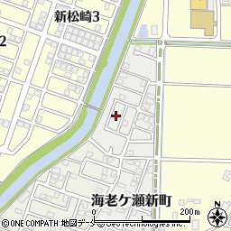 新潟県新潟市東区海老ケ瀬新町13周辺の地図