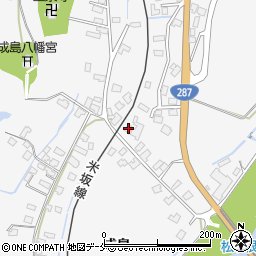 山形県米沢市広幡町成島1107周辺の地図