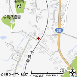 山形県米沢市広幡町成島1113周辺の地図