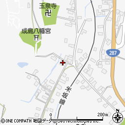 山形県米沢市広幡町成島1047周辺の地図