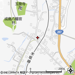 山形県米沢市広幡町成島1116周辺の地図