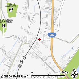 山形県米沢市広幡町成島1105周辺の地図