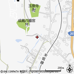 山形県米沢市広幡町成島1058周辺の地図