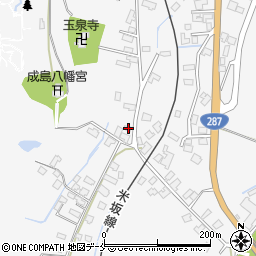 山形県米沢市広幡町成島1068周辺の地図