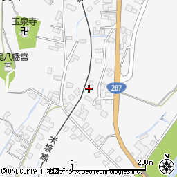 山形県米沢市広幡町成島1246周辺の地図