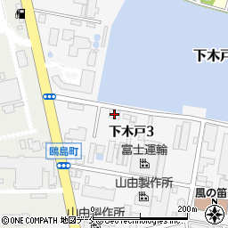富士運輸東新潟支店整備工場周辺の地図
