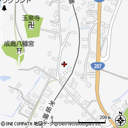 山形県米沢市広幡町成島1067周辺の地図