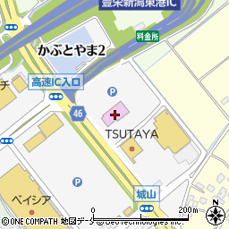 ニラク豊栄店周辺の地図