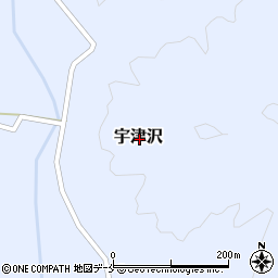 山形県西置賜郡飯豊町宇津沢周辺の地図