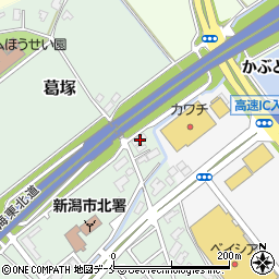 新潟県新潟市北区葛塚3061周辺の地図