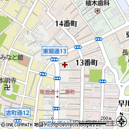 新潟県新潟市中央区東堀通１３番町3025周辺の地図
