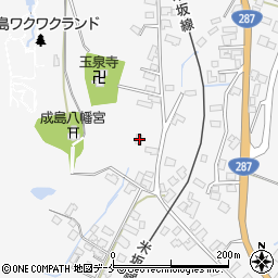 山形県米沢市広幡町成島1073周辺の地図