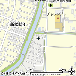 新潟県新潟市東区海老ケ瀬新町16周辺の地図