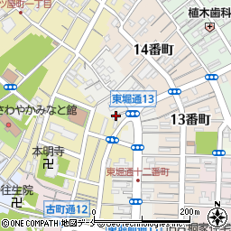 新潟県新潟市中央区東堀通１３番町2950周辺の地図