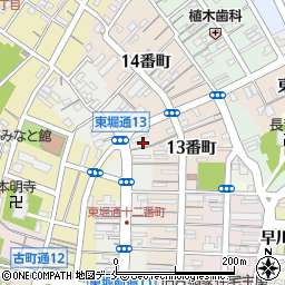 新潟県新潟市中央区東堀通１３番町3024周辺の地図