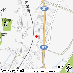 山形県米沢市広幡町成島7-1周辺の地図
