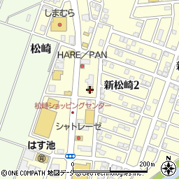 セブンイレブン新潟松崎店周辺の地図