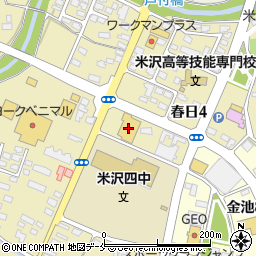 キャンドゥ米沢北店周辺の地図