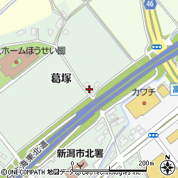 新潟県新潟市北区葛塚3057周辺の地図