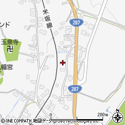山形県米沢市広幡町成島5周辺の地図