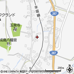 山形県米沢市広幡町成島1周辺の地図