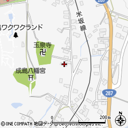 山形県米沢市広幡町成島1090周辺の地図