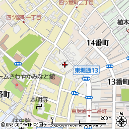 新潟県新潟市中央区東堀通１３番町2961-2周辺の地図