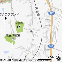 山形県米沢市広幡町成島1091周辺の地図