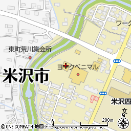 セリアヨークタウン米沢春日店周辺の地図