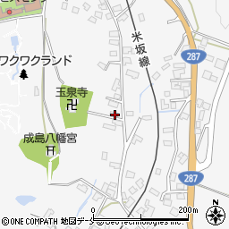 山形県米沢市広幡町成島1093周辺の地図
