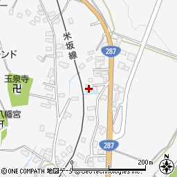 山形県米沢市広幡町成島4周辺の地図