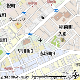 新潟県新潟市中央区田町2丁目周辺の地図