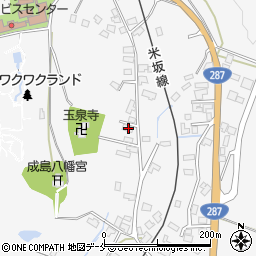 山形県米沢市広幡町成島1099周辺の地図