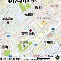 新潟県新潟市中央区東受地町4565周辺の地図