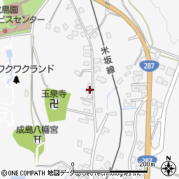 山形県米沢市広幡町成島1101周辺の地図