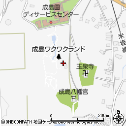 山形県米沢市広幡町成島周辺の地図