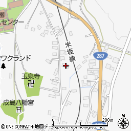 山形県米沢市広幡町成島1318周辺の地図