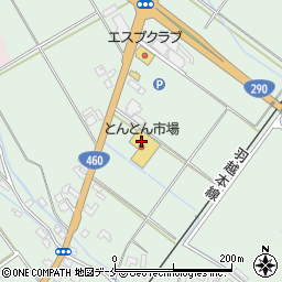 とんとん新発田店周辺の地図
