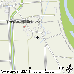 新潟県新発田市下新保377周辺の地図